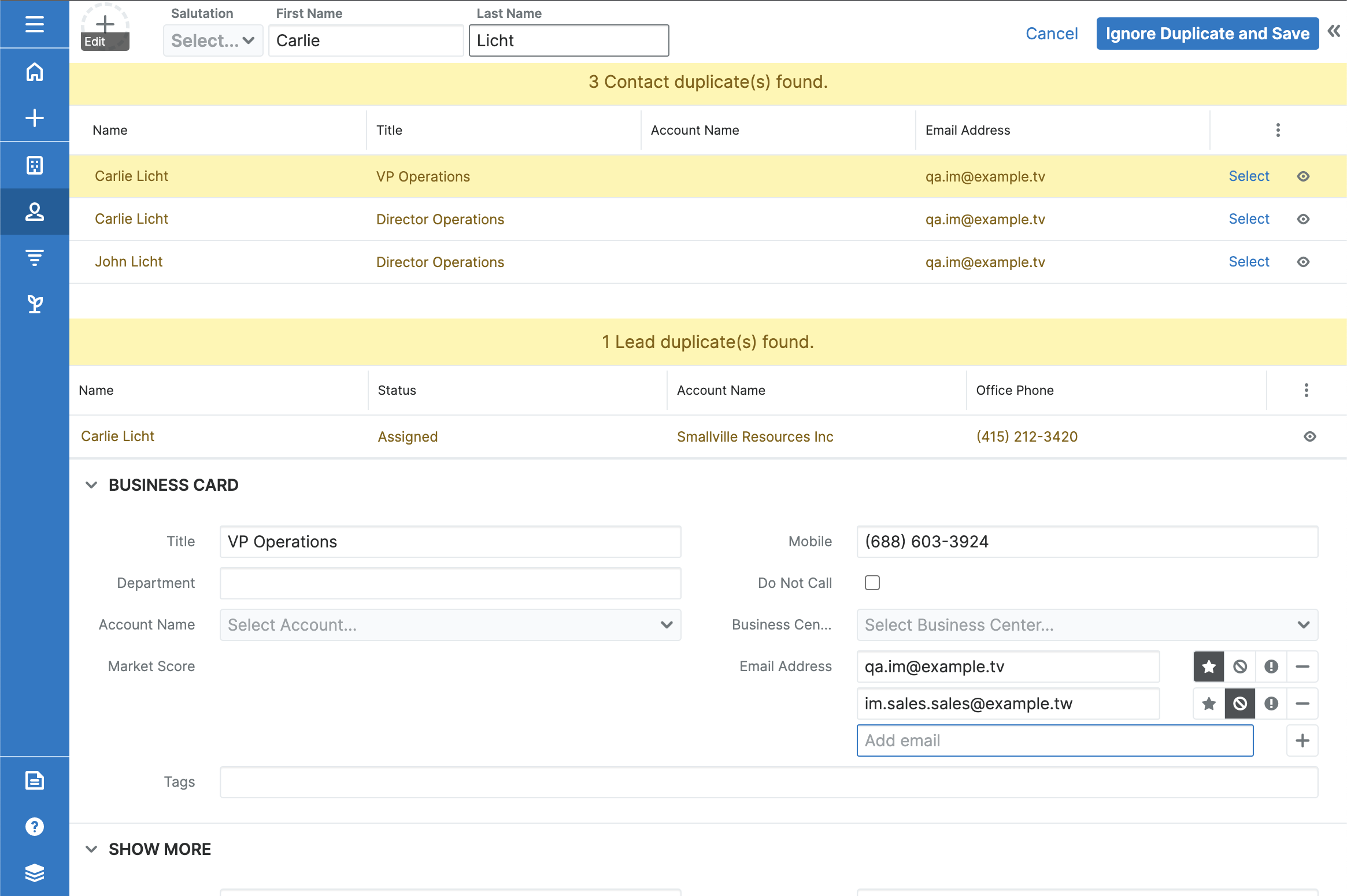 Upsert® Deduplicate