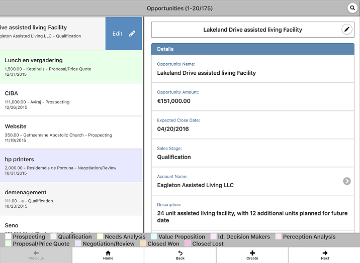 Combined List View / Detail View on iPad and Android tablets