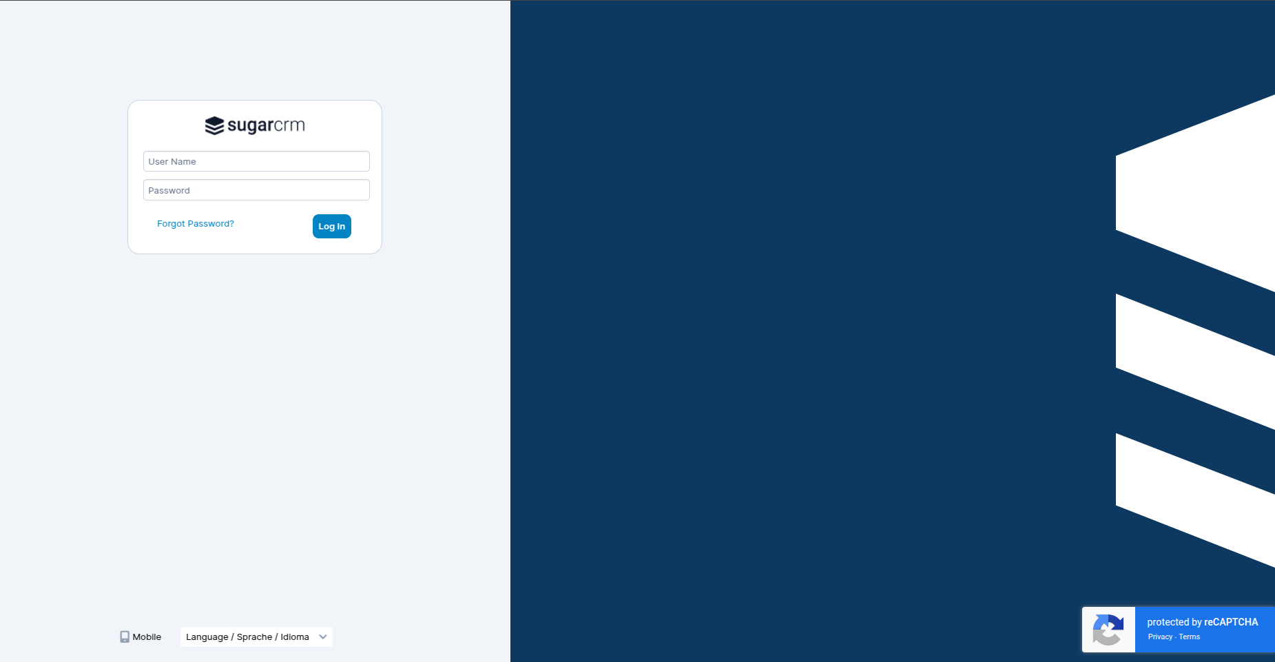 11 captch v3 login view.png