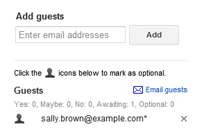 Google Invite